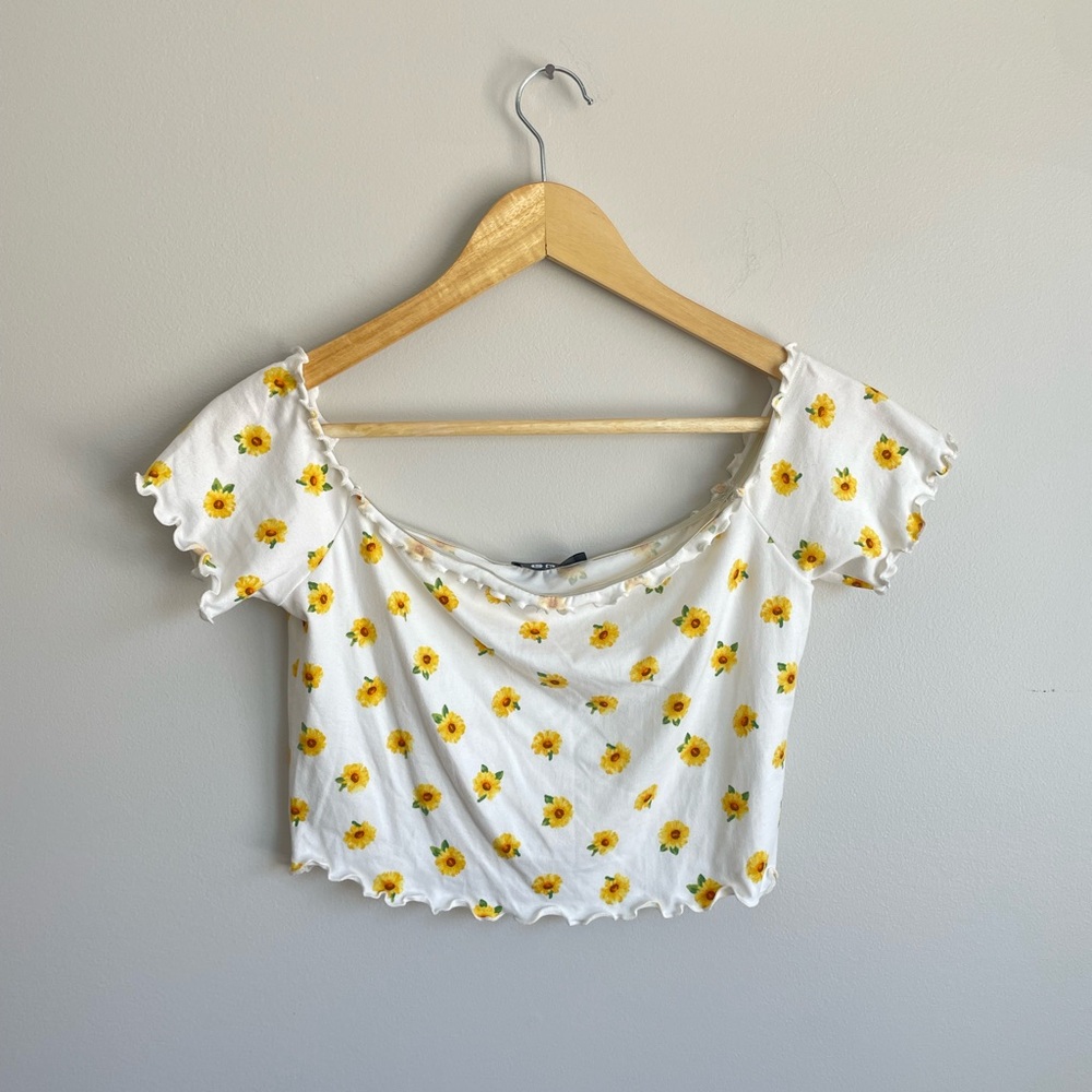 Sunflower Baby Off-shoulder tank
